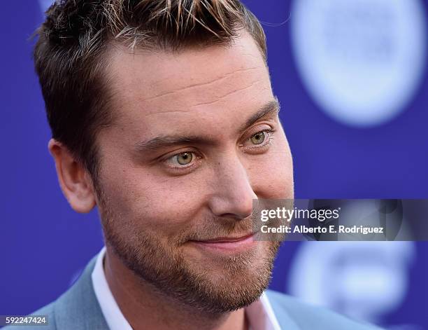 Singer Lance Bass attend a cocktail reception Benefit for onePULSE Foundation at NeueHouse Hollywood on August 19, 2016 in Los Angeles, California.