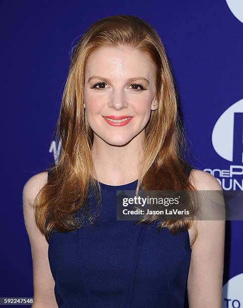 Actress Ashley Bell attends a benefit for onePULSE Foundation at NeueHouse Hollywood on August 19, 2016 in Los Angeles, California.