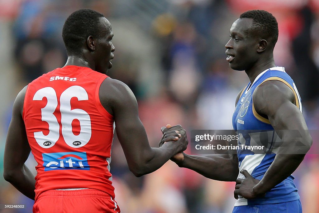 AFL Rd 22 - North Melbourne v Sydney