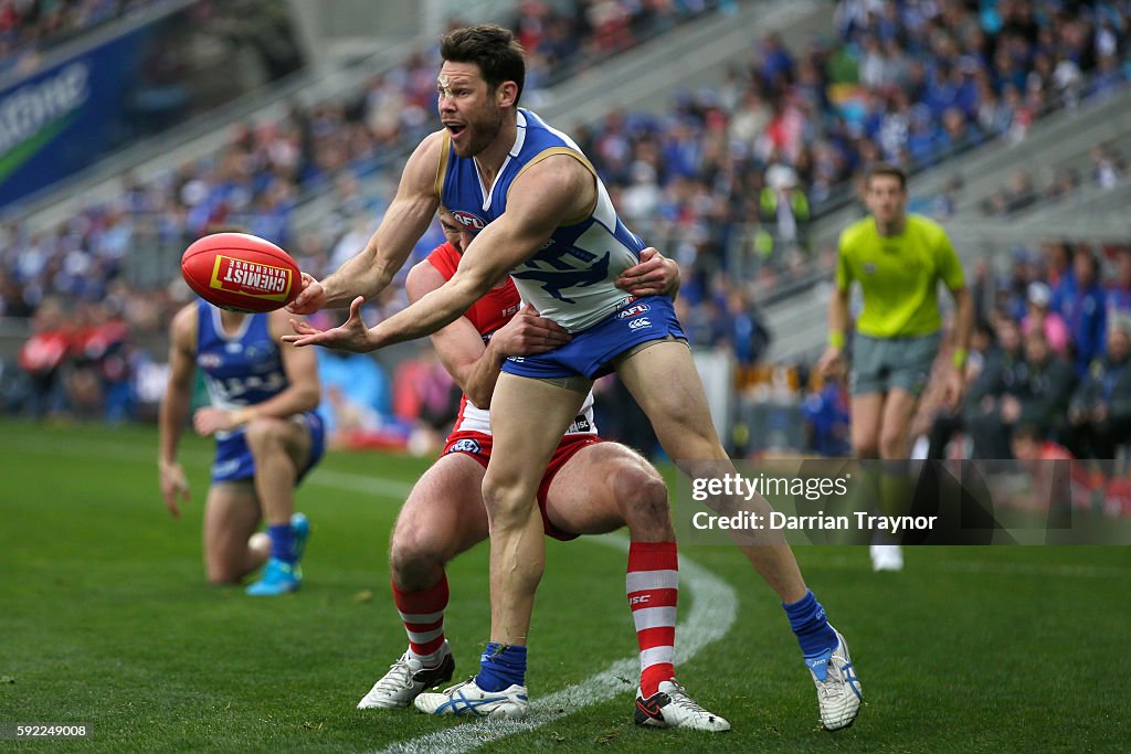 AFL Rd 22 - North Melbourne v Sydney