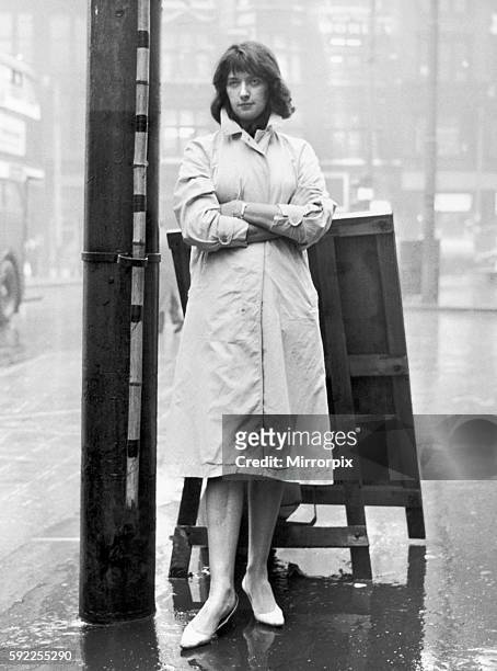 Salford born playwright Shelagh Delaney, pictured after a press conference reception prior to her new play "The Lion In Love" opening at the Palace...