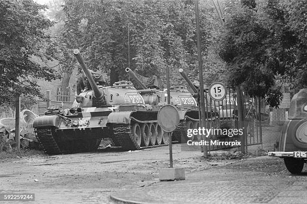 Prague, Czechoslovakia. The Prague Spring, a period of political liberalization in Czechoslovakia during the era of its domination by the Soviet...