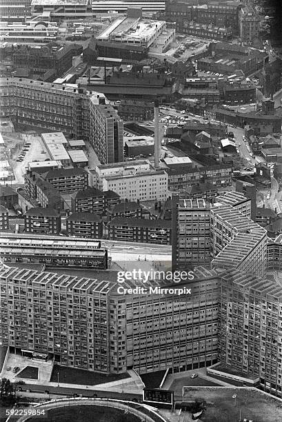 Aerial views of Sheffield, 17th August 1967.