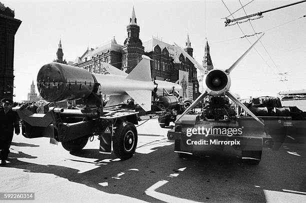 May Day Parade in Red Square, Moscow. 9th May 1967.