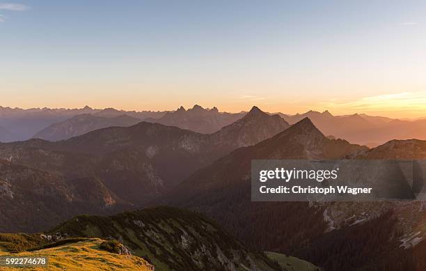 bayern - ammergauer alpen - camping bayern stock pictures, royalty-free photos & images