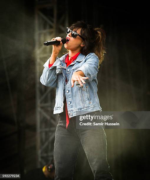 Foxes performs at V Festival at Hylands Park on August 20, 2016 in Chelmsford, England.