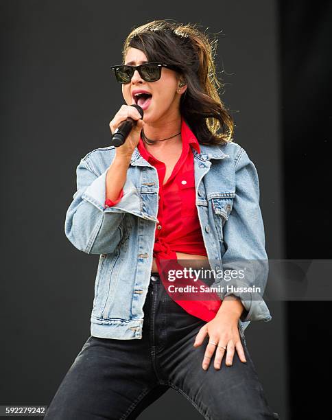 Foxes performs at V Festival at Hylands Park on August 20, 2016 in Chelmsford, England.