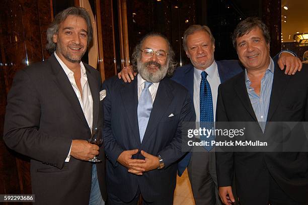 Stefano Ricci, Steve Neren and Mario Pippa attend Stefano Ricci and Sirio Maccioni Host the; New York Opening of the Stefano Ricci Store at 407 Park...