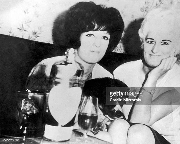 Myra Hindley with her sister Maureen,, Circa 1962. The Moors murders were carried out by Ian Brady and Myra Hindley between July 1963 and October...