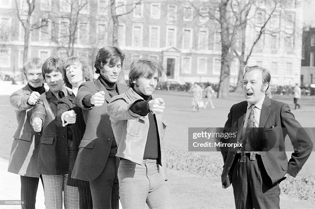 The Bee Gees are put through their paces by Britain's top comedy writer Johnny Speight, who will be writing the screenpl