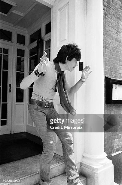 Keith Richards in Chichester after being remanded on bail today. June 1967