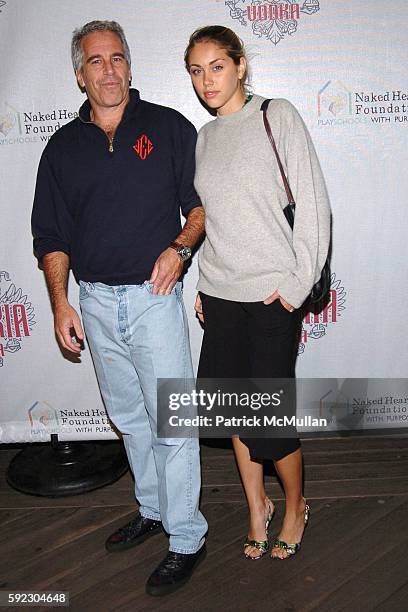 Jeffrey Epstein attends IMPERIA U.S. LAUNCH PARTY AT THE STATUE OF LIBERTY at Liberty Island on September 7, 2005 in New York City.