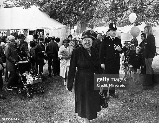 "Once in every Preston Guild" is a catchphrase used by Ena Sharples seen here walking across the showground to join the other members of the cast....