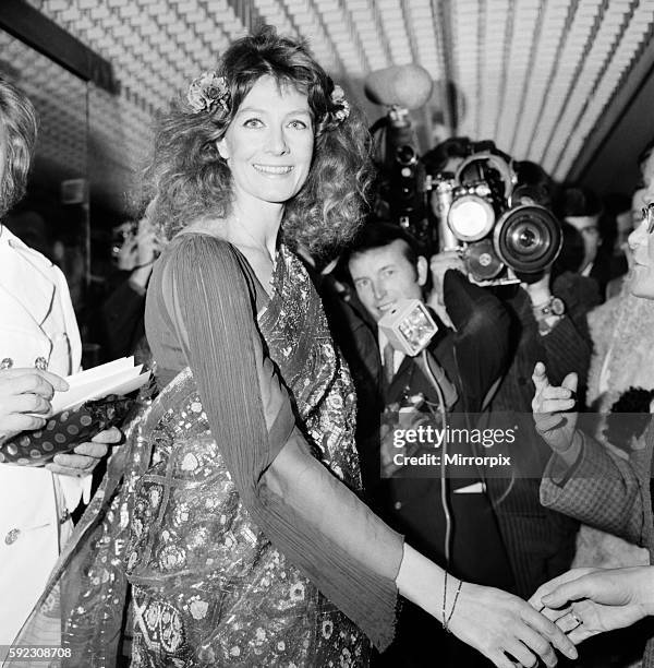 European Film Premier, at the Odeon, St. Martins Lane for "Isadora" arrivals at the theatre. Vanessa Redgrave. March 1969 Z02175-002