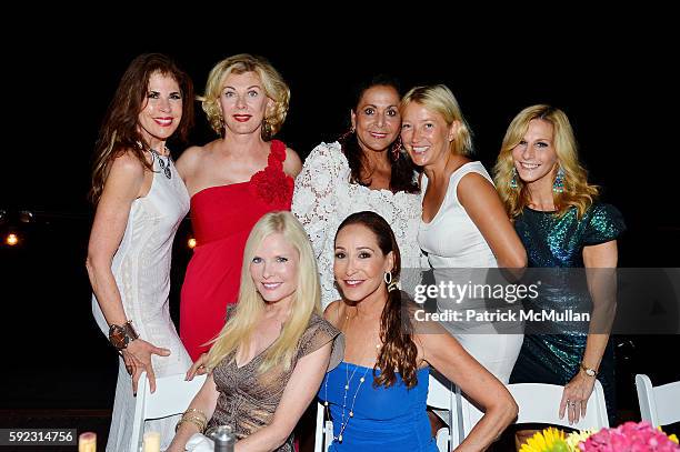 Lauren Day Roberts, Nurit Kahane Haase, Janna Bullock, Randi Schatz, Colleen Rein, and Jennifer Miller attend as Honoree Janna Bullock Hosts a...