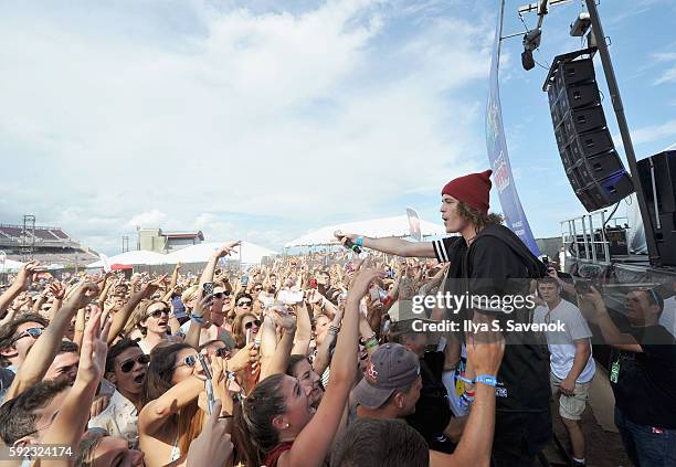 Trevor Dahl of the Cheat Codes perform during the 2016 Billboard Hot 100 Festival - Day 1 at Nikon at Jones Beach Theater on August 20, 2016 in...