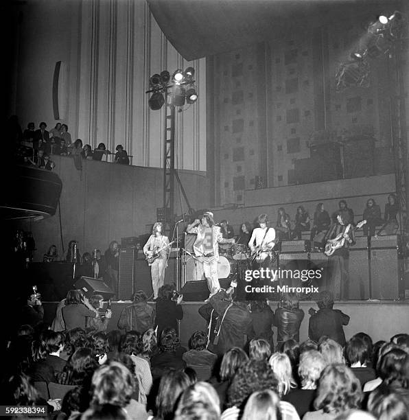 During their concert at The Free Trade Hall in Manchester 5 March1971.