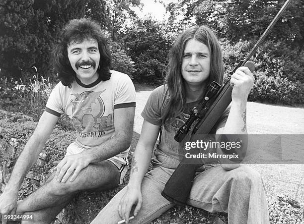 Tony Iommi and Ozzy Osbourne 10th august, 1977