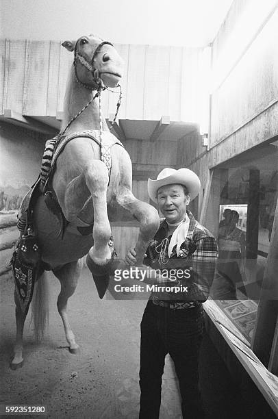 Trigger died in 1968, Rogers had him stuffed and built the museum around his golden palomino horse. The museum contained memorabilia from the 188...