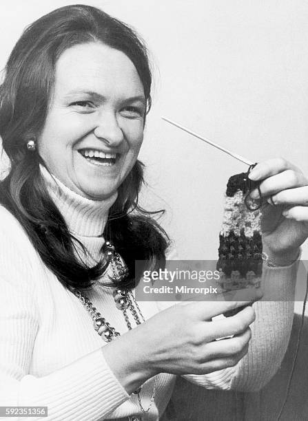 They are hand crocheted and sure to keep out January's icy blasts. If you know how to wear them of course. For cheeky housewife Jill Wills, who makes...