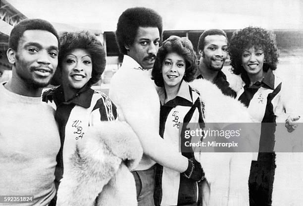 Football players, from left to right, Laurie Cunningham, Brendan Batson and Cyrille Regis.