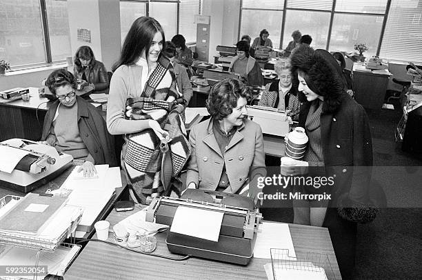 Power Cuts at the offices of the Central Electricity Generating Board, Shirley, Birmingham, Tuesday 15th February 1972.