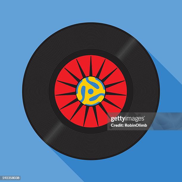 fortyfive rpm record - number 45 stock illustrations