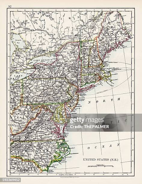 North East Us Map Photos and Premium High Res Pictures - Getty Images