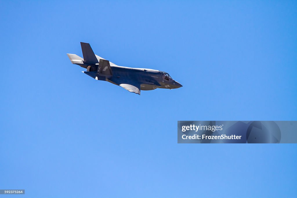 Lockheed Martin F-35 Lightning II aircraft at airshow