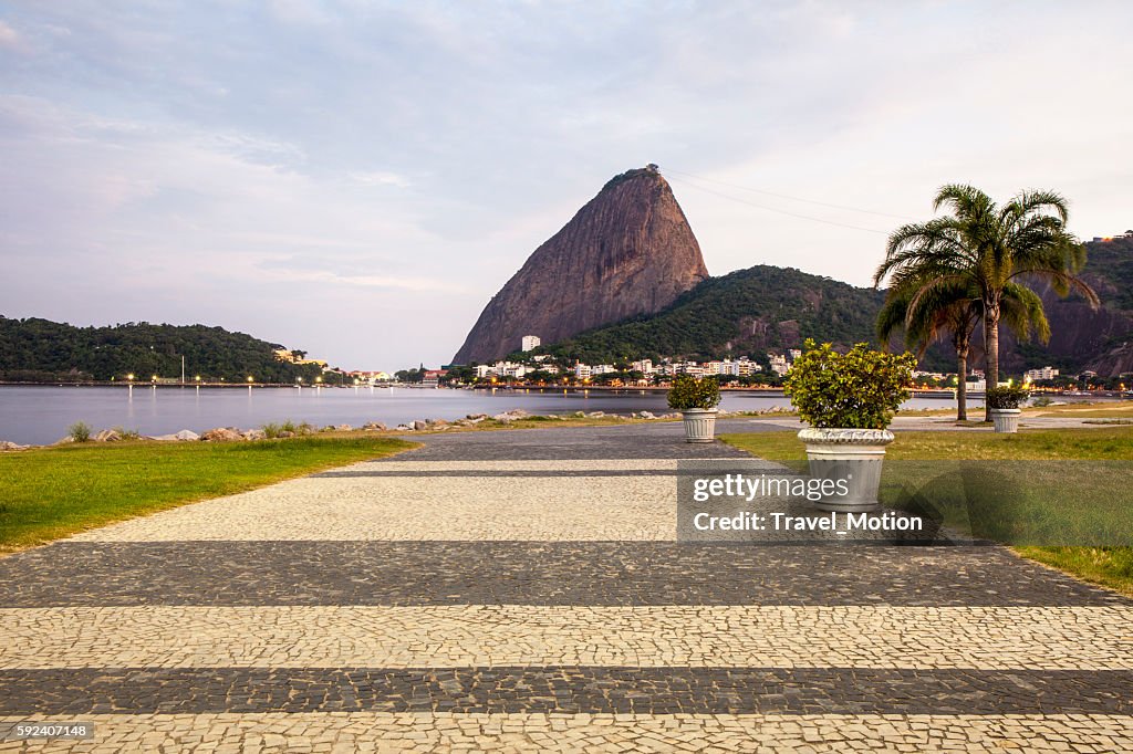 Sugarloaf Mountain from Flamengo Park, Rio de Janeiro