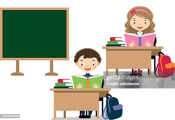 back to school - schoolboy stock illustrations