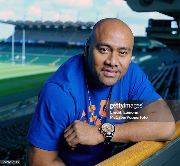 New Zealand rugby union player Jonah Lomu , circa 2005.