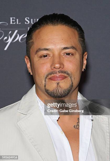 Singer Andy Vargas of Santana attends the Padres Contra El Cancer's 16th annual "El Sueno de Esperanza" celebration at The Venetian Las Vegas on...