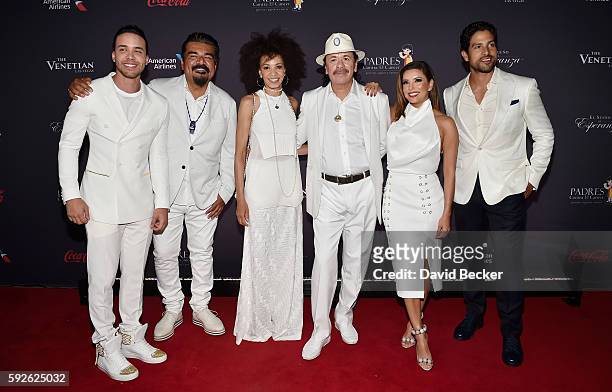 Recording artist Prince Royce, actor/comedian George Lopez, drummer Cindy Blackman, recording artist Carlos Santana, actress Eva Longoria and actor...