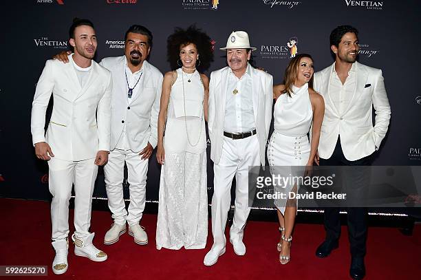 Recording artist Prince Royce, actor/comedian George Lopez, drummer Cindy Blackman, recording artist Carlos Santana, actress Eva Longoria and actor...