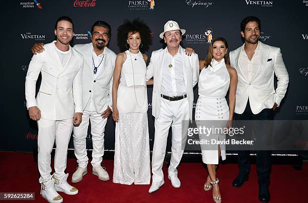 Recording artist Prince Royce, actor/comedian George Lopez, drummer Cindy Blackman, recording artist Carlos Santana, actress Eva Longoria and actor...