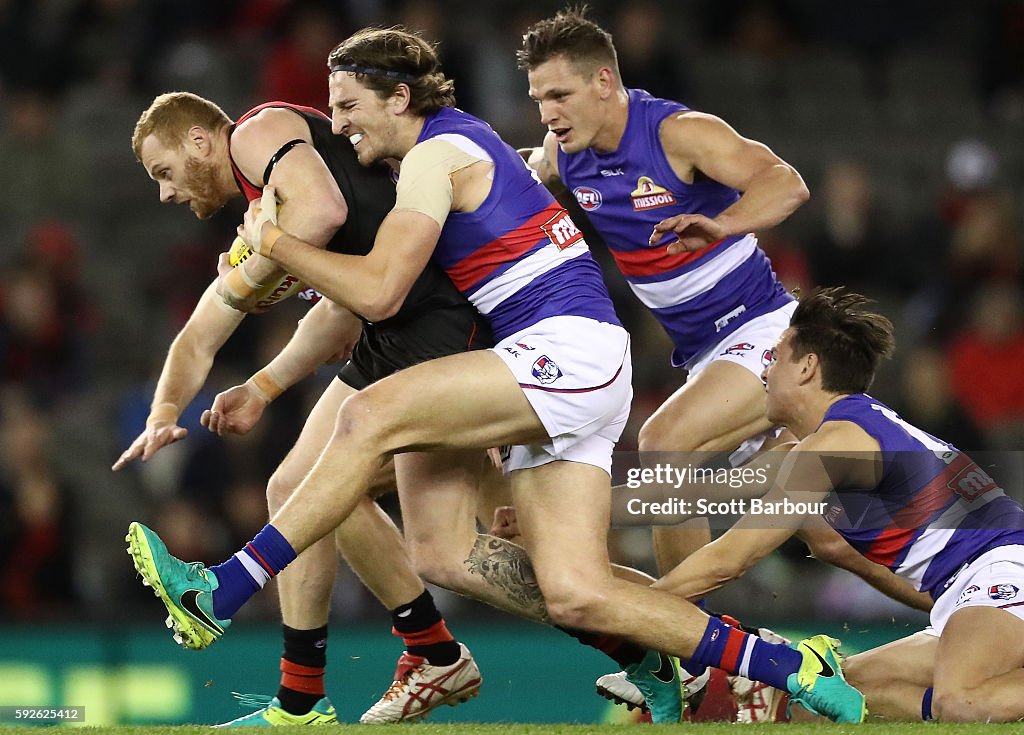 AFL Rd 22 - Essendon v Western Bulldogs