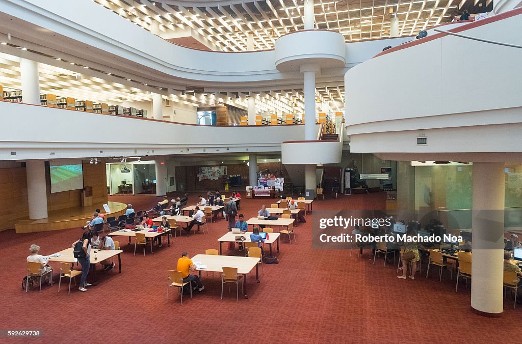 Library In Toronto Toronto Reference Library interior details. The landmark is one of ...