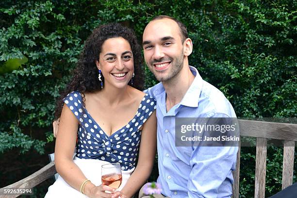 Thea Giovannini and Michael Calavano attend the AVENUE on the Beach Celebrates Of Rare Origin and our August Issue at the Baker House on August 20,...