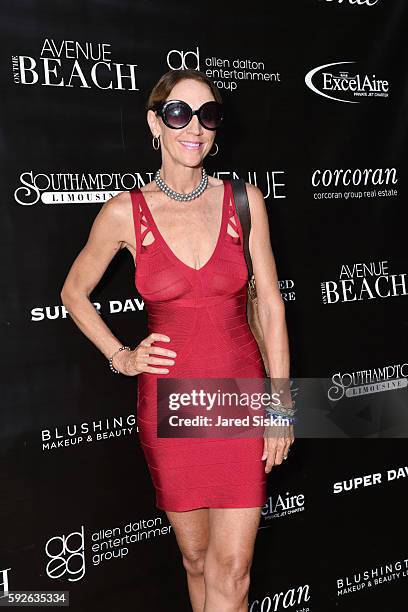 Sara Johnson Kaplan attends the AVENUE on the Beach Celebrates Of Rare Origin and our August Issue at the Baker House on August 20, 2016 in East...