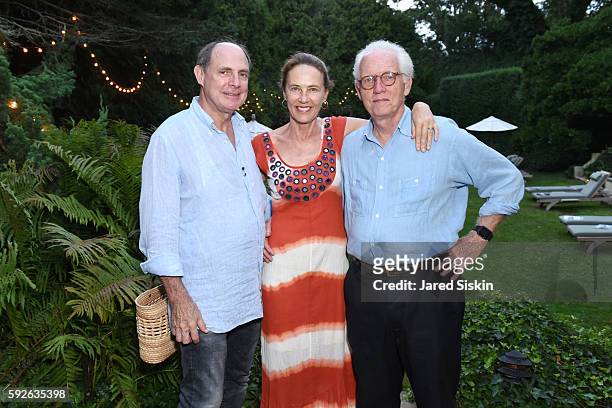 Monty Blanchard, Jerilyn Taber and Patrick Montgomery attend the AVENUE on the Beach Celebrates Of Rare Origin and our August Issue at the Baker...