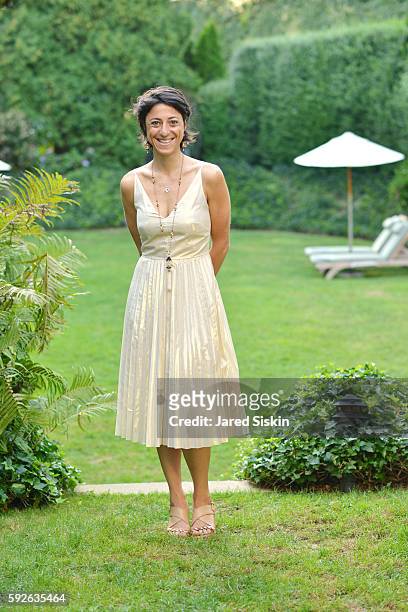 Octavia Giovannini-Torelli attends the AVENUE on the Beach Celebrates Of Rare Origin and our August Issue at the Baker House on August 20, 2016 in...
