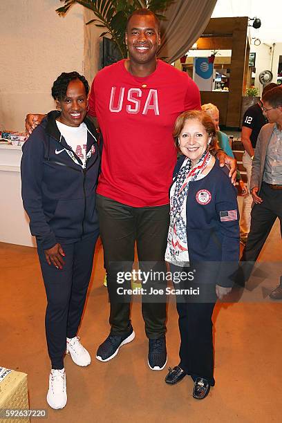 Founder of the Jackie Joyner-Kersee Foundation Jackie Joyner-Kersee, Member of the President's Council on Fitness, Sports, and Nutrition, Jason...