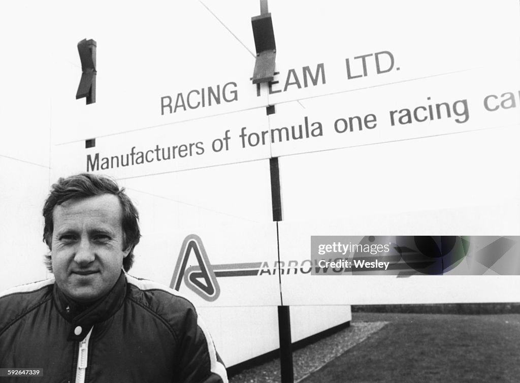 Alan Rees, Manager of the 'Arrows' British racing team, pictured at ...