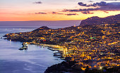 Sunset over Funchal, Madeira, Portugal