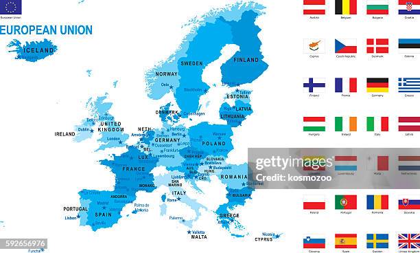 european union - city country stock illustrations