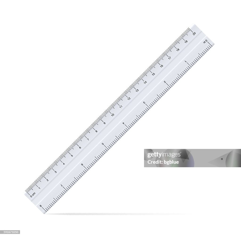 Blanke Ruler Ruler On White Background High-Res Vector Graphic - Getty Images