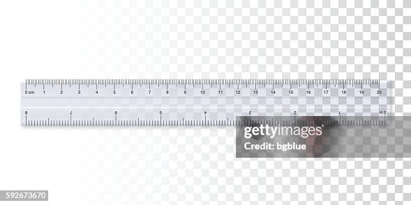 Ruler On Blank Background High-Res Vector Graphic - Getty Images