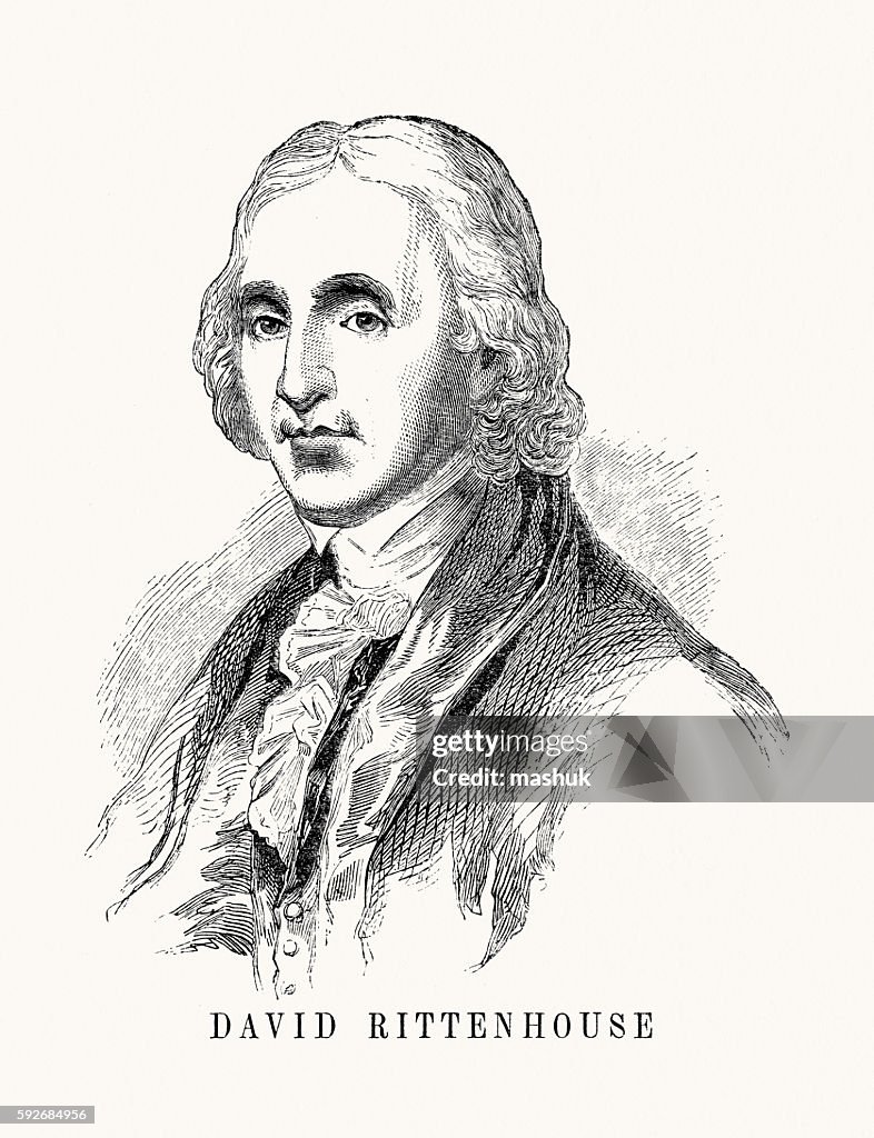 David Rittenhouse Astronomer Inventor Clockmaker Mathematician High-Res ...
