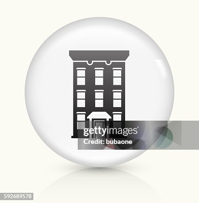 Home icon on white round vector button Home icon on white round vector button